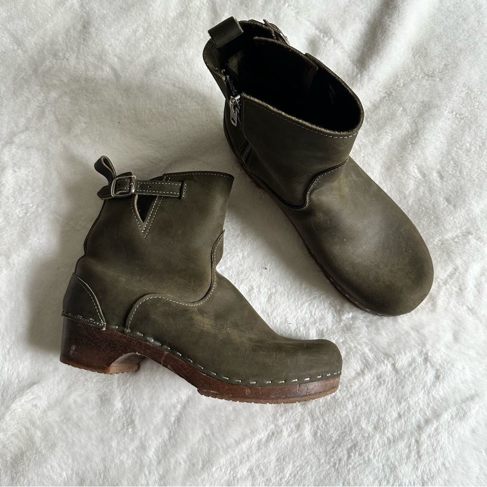 Sandgrens Manhattan Low Clog Boot Women’s Size 41 Green